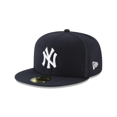 Blue New York Yankees Hat - New Era MLB Authentic Collection 59FIFTY Fitted Caps USA1738625